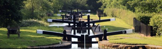 Hurleston Lock Flight