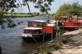 A dutch brage moored at Trent Lock